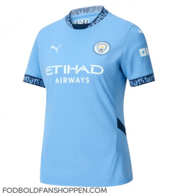 Manchester City Hjemmebanetrøje Dame 2024-25 Kortærmet